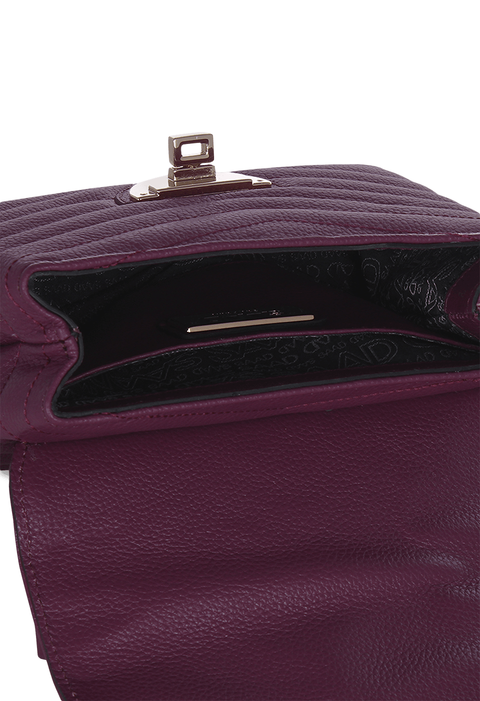 Bolsa Bordada Mini em Couro