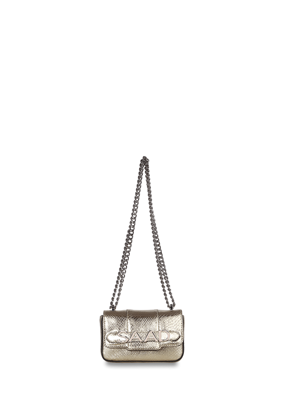 Bolsa cobra metalizada