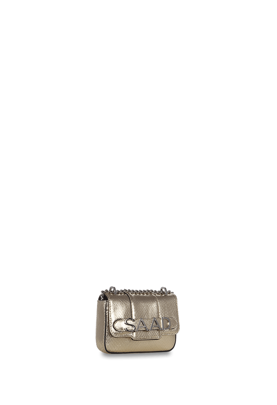 Bolsa cobra metalizada